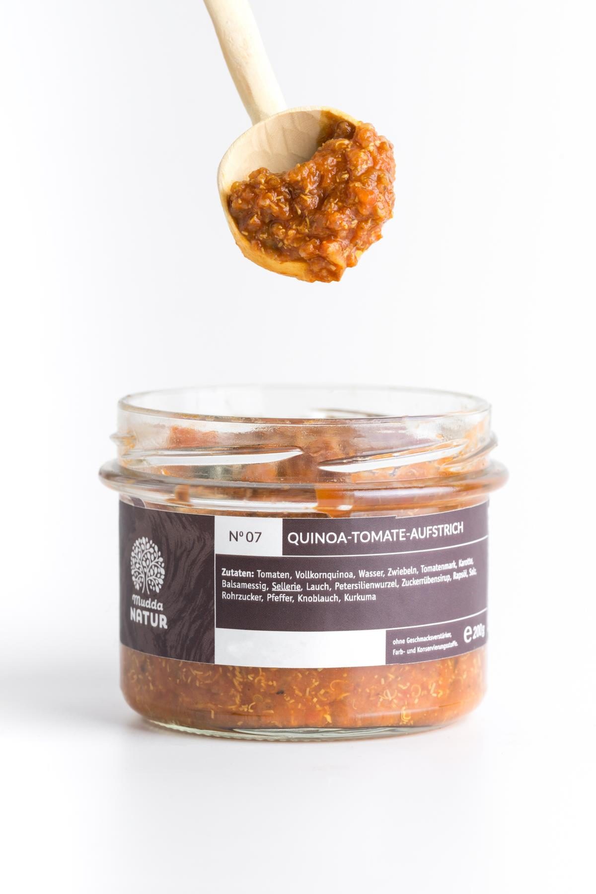 Quinoa-Tomaten-Aufstrich - Mudda Natur Produktbild 2