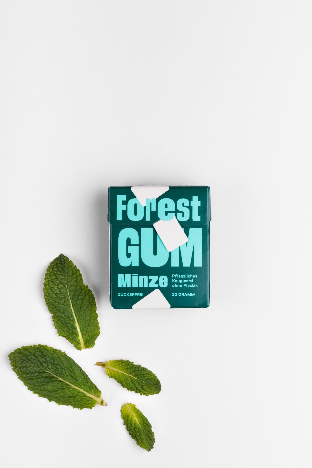 Kaugummis Forest Gum MInze- Forest Gum Produktbild 1